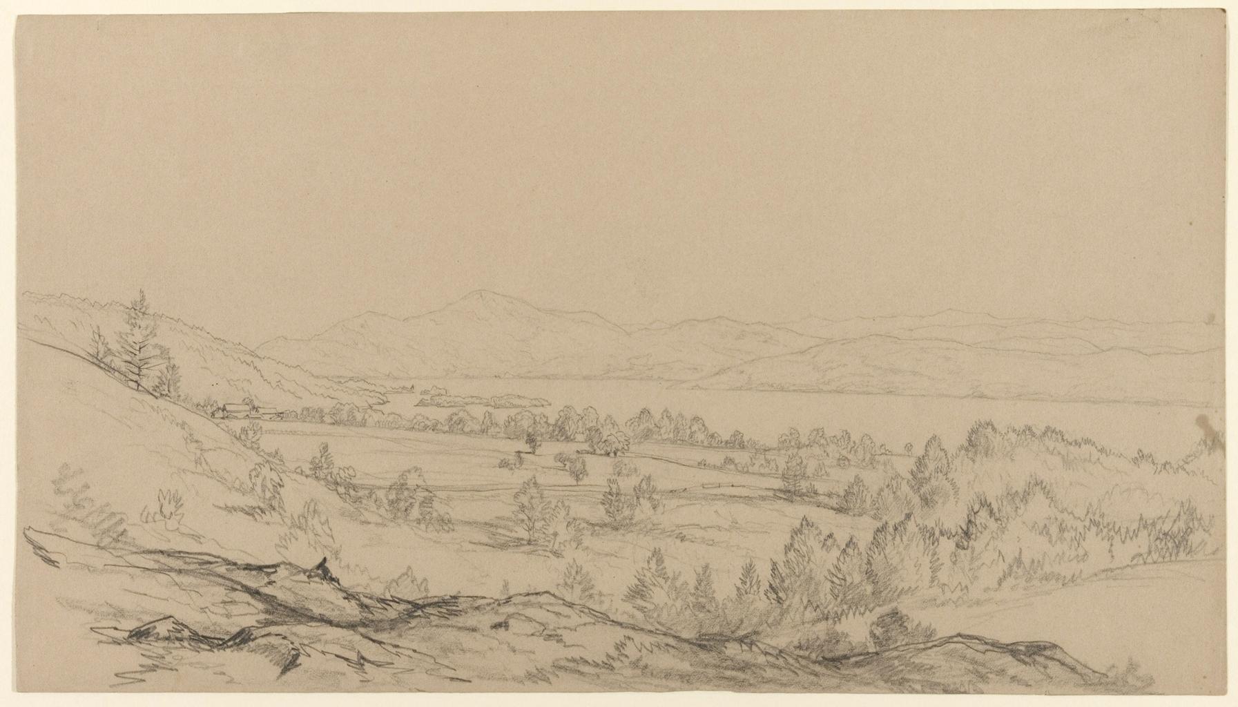 Lake George, New York, Looking Northeast