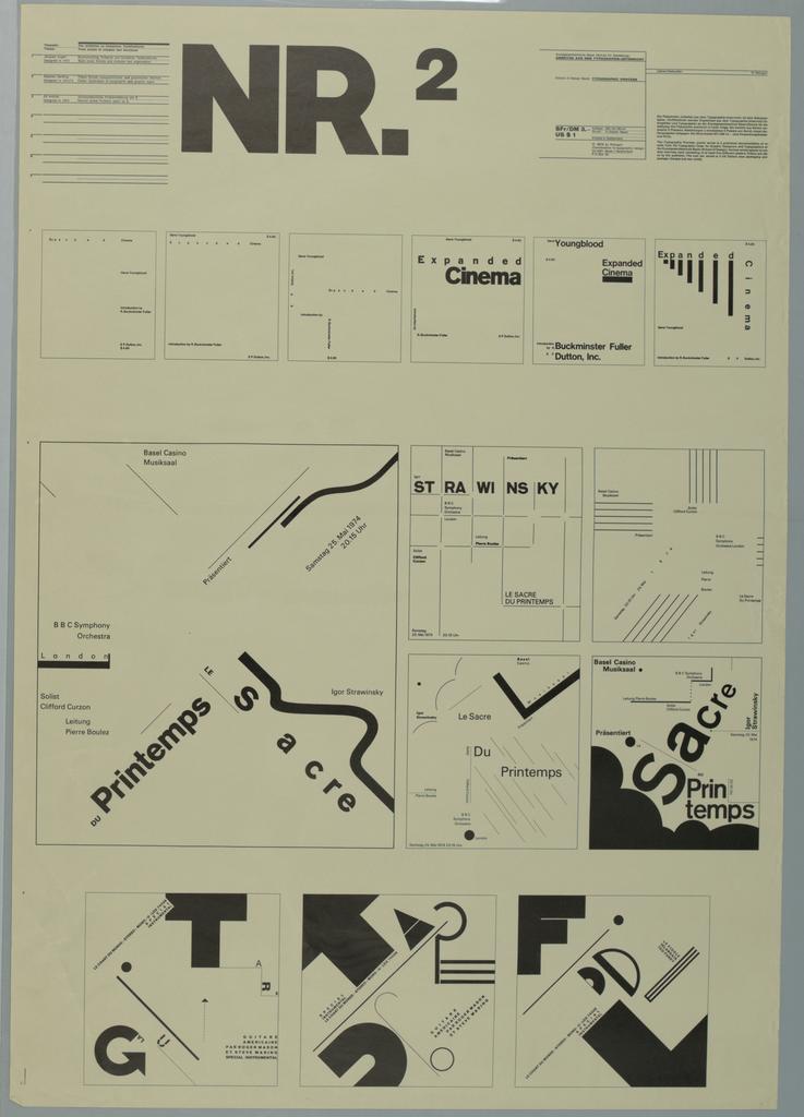 Typographic Process, Nr 2. From Simple to Complex