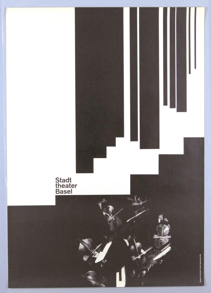 Stadt Theater Basel [Symphony Poster, City Theater, Basel]