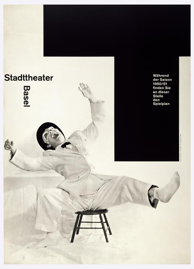 1960/61 Stadttheater Basel [Poster for the 1960-61 Season of the City Theater, Basel]
