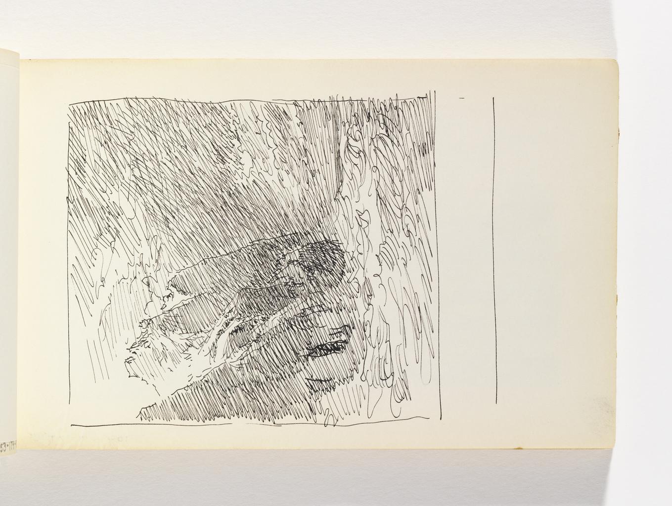 Quick Sketch of  Cliffs and Waves