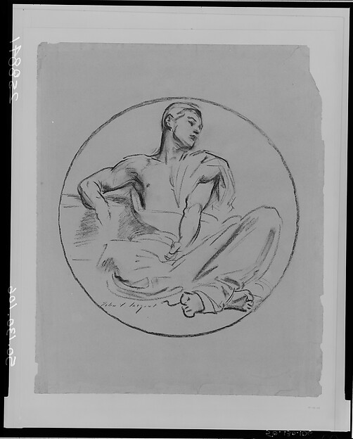 Seated Draped Figure