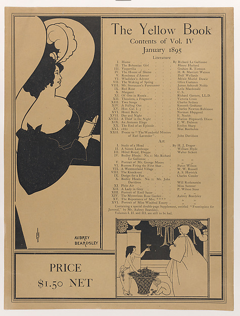 Poster for The Yellow Book, Volume IV