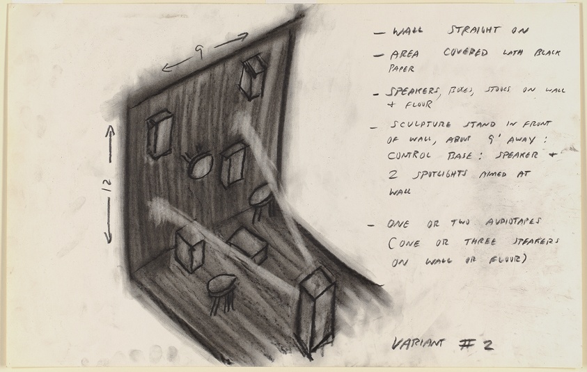 Study for "Round Trip" (A Space to Fall Back On)
