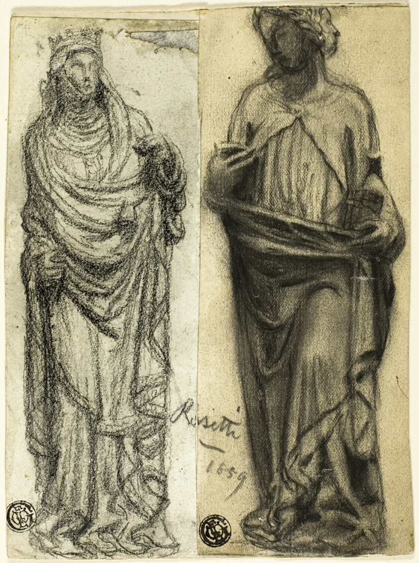 Two Studies of Medieval Sculpture